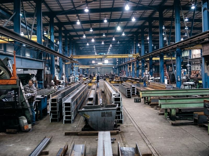 Inside Weir Welding's fabrication facility