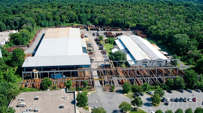 Aerial view of Weir Welding Bethlehem PA facility